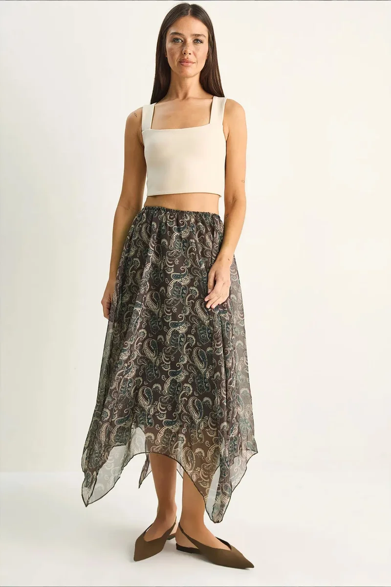 بيانكو لوتشي LUCCI Cotton Skirt
