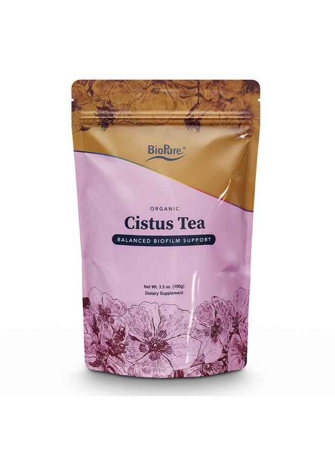 BioPure Cistus Loose Tea - Wildcrafted Cistus Incanus & Cistus Albidus Rich in Antioxidants, Polyphenols & Bioflavonoids great for Immune Function, the Gut, and Overall Wellness - 3.5oz - Image 1