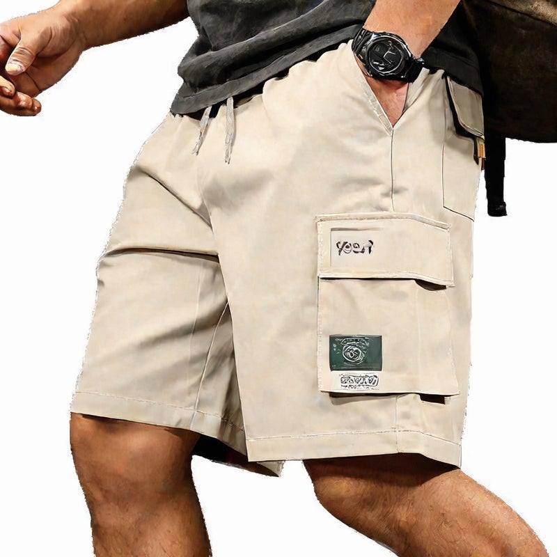 Men's 5-Pocket Cargo Shorts Multi-Pocket Outdoor Sports Shorts - Image 2
