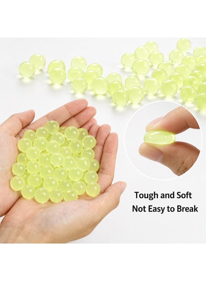 Capstro Glow in The Dark Water Beads – 100g Luminous Expandable Gel Beads, 7–8mm Sensory Hydrogel Beads for Sensory Play, Vase Fillers, Party Decoration & DIY Crafts – Glow in the Dark - Image 2