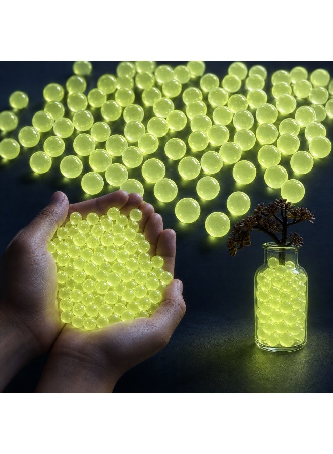 Capstro Glow in The Dark Water Beads – 100g Luminous Expandable Gel Beads, 7–8mm Sensory Hydrogel Beads for Sensory Play, Vase Fillers, Party Decoration & DIY Crafts – Glow in the Dark - Image 4