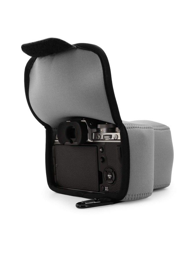 MegaGear حافظة كاميرا نيونبرين خفيفة للغاية Mg1918 متوافقة مع فوجي فيلم Xt4 Xt5 (Xf1680Mm) جلد PU رمادي - Image 5