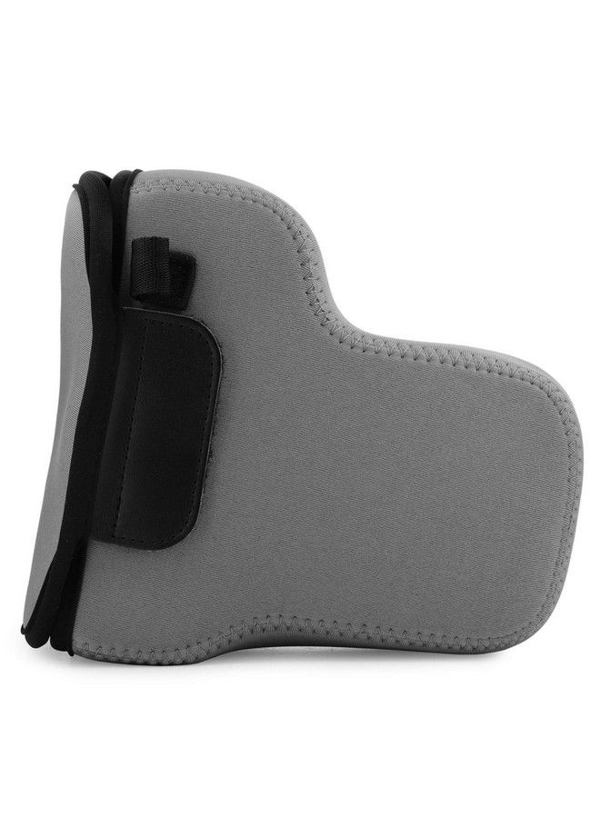 MegaGear حافظة كاميرا نيونبرين خفيفة للغاية Mg1918 متوافقة مع فوجي فيلم Xt4 Xt5 (Xf1680Mm) جلد PU رمادي - Image 3