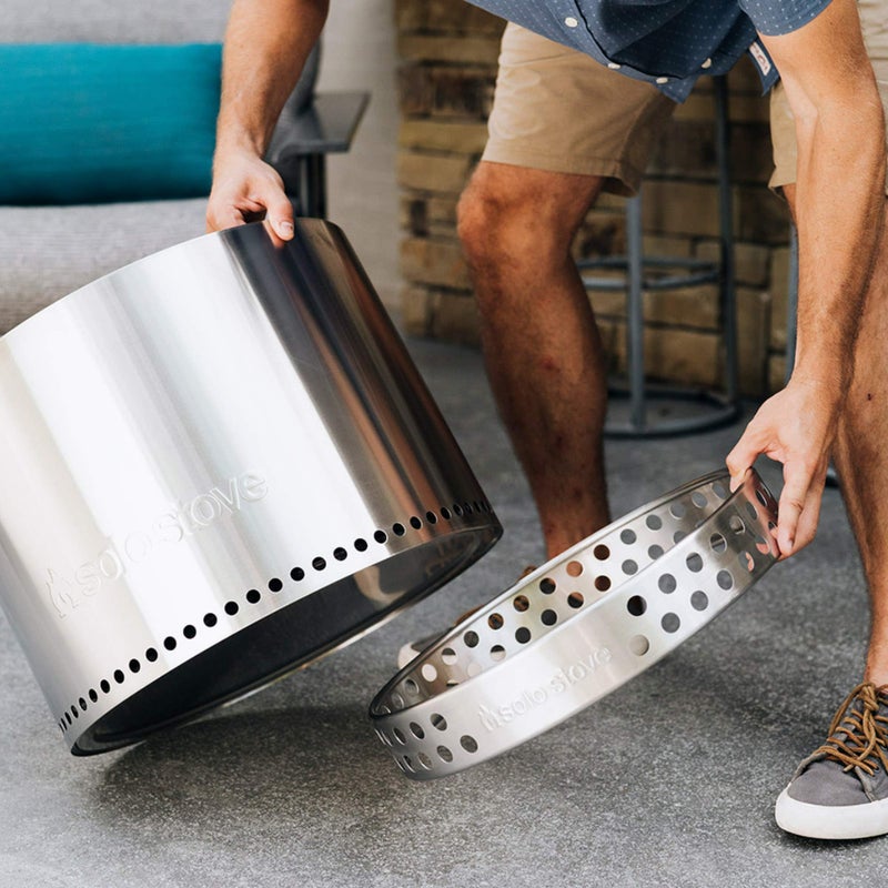 Solo Stove Bonfire Stand - Durable 304 Stainless Steel, Heat-Resistant, Portable Elevated Fire Pit Accessory for Safe Use on Decks and Camping - Ideal for Smokeless Fire Pits and Outdoor Fireplaces - Image 4