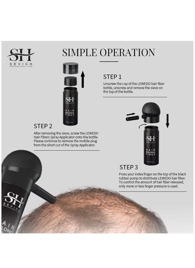 Sevich - Hair Fiber Spray Applicator Spray Residual Fibers In Desired Areas Deep Through The Scalp Fibers Fix Bottle Suit For Hair Building Fibers Pumping For Men & Women Single Piece Set - Image 1