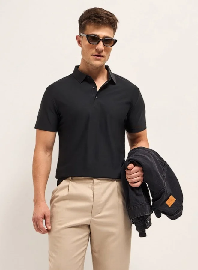 THE BEAR HOUSE Men's Polo Shirt for Casual & Semi-Formal Wear | Classic Collar Neck T-Shirt | Comfortable, Stylish & Versatile for Office, Travel, Outings & Everyday Use