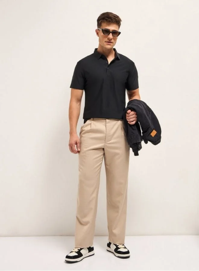 THE BEAR HOUSE Men's Polo Shirt for Casual & Semi-Formal Wear | Classic Collar Neck T-Shirt | Comfortable, Stylish & Versatile for Office, Travel, Outings & Everyday Use