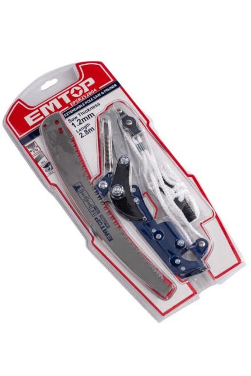 EMTOP Extendable Palm Tree Pruning Saw - 2.8m Length with Telescopic Handle | Ideal for Precisely and Safely Trimming Trees and High Branches - Image 5