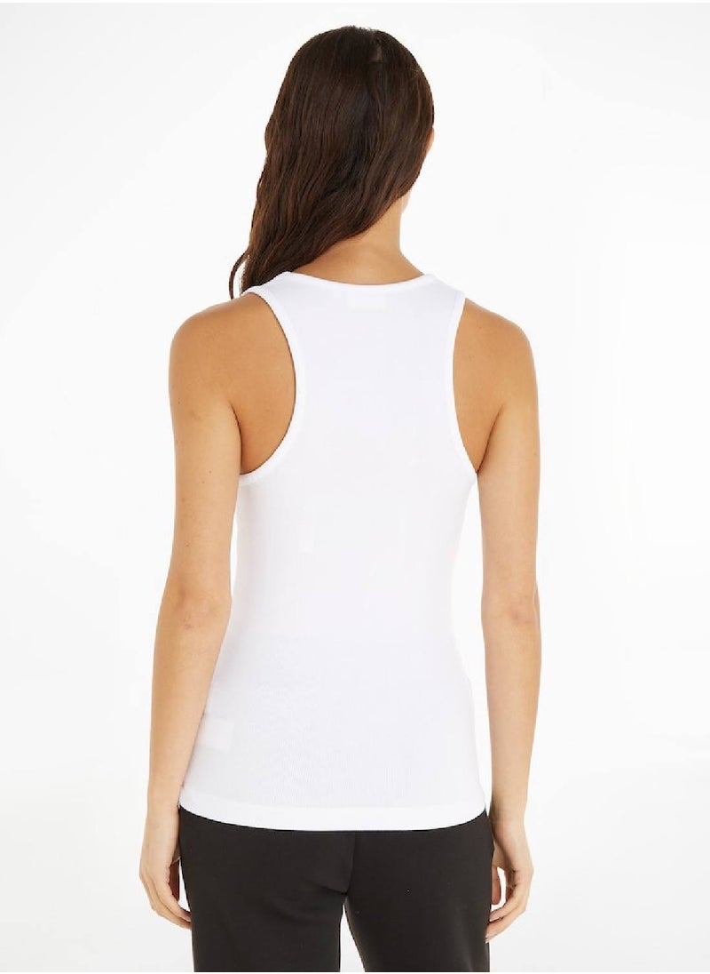 Women's Skinny Ribbed Tank Top - Modal, White - pzsku/Z3B399496FE56E9DBBDCCZ/45/_/1736409785/ef4e07ed-2b7e-415f-b0de-6157e7821215