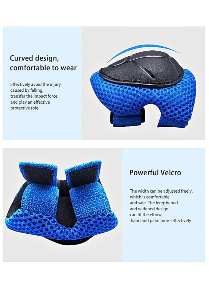 General - Knee and elbow pads for children and adolescents, protective gear sets with wrist pads for cycling, ice skating, ice skating, inline skating, skiing, skating, horseback riding, sports - Image 1