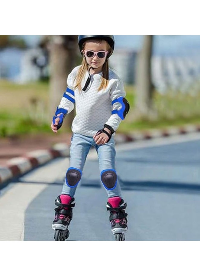 General - Knee and elbow pads for children and adolescents, protective gear sets with wrist pads for cycling, ice skating, ice skating, inline skating, skiing, skating, horseback riding, sports - Image 1