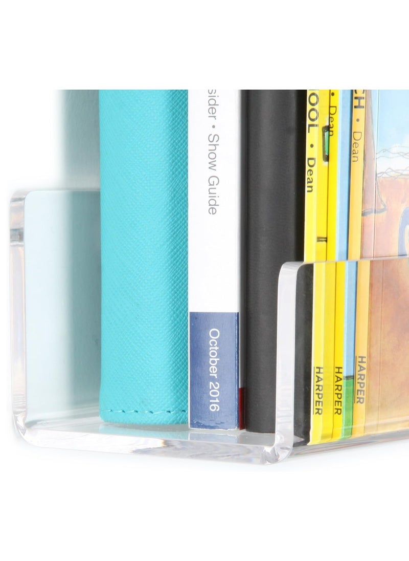 Generic - Acrylic Invisible Floating Bookshelf 24inch 2 Pack,Kids Clear Wall Bookshelves Display Book Shelf - Image 1