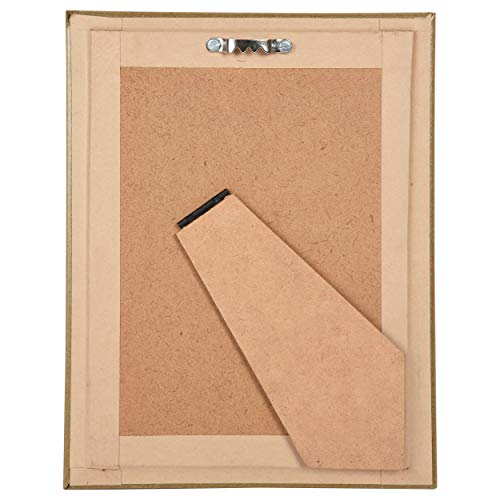Strotam™ Fibre Lord Satyanarayana Swamy/Vishnu Photo Frame/Poster Frame with American Diamond work, 8 X 10 Inch, Brown Gold, 1 Piece. - Image 4