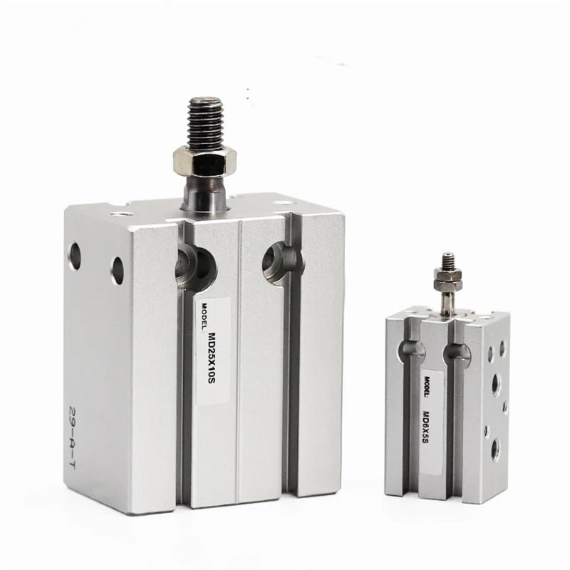 MD6 Bore 6mm Stroke 40mm Pneumatic Air Cylinder Free Mount Tool Component - Image 3
