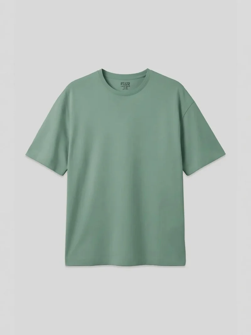 تومي لايف TOMMY Oversized Cotton Crew Neck T-Shirt