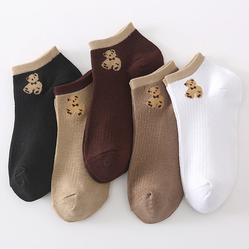 Zhuji Socks Women'S New Blue And White Japanese Style Simple Style Student Women'S Short Stockings Girlsock - Image 1