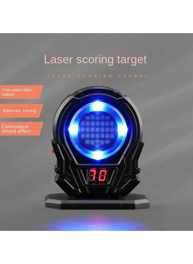 AROAQ - Portable Laser Trainer Target, Shooting And Laser Training Target, Infrared Induction Electronic Scoring Laser Target Equipment, Sensitive Shooting Practice Device With Sound Effects, (Black, 1pc) - Image 1