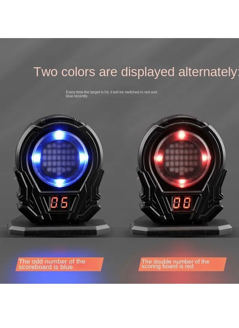 AROAQ - Portable Laser Trainer Target, Shooting And Laser Training Target, Infrared Induction Electronic Scoring Laser Target Equipment, Sensitive Shooting Practice Device With Sound Effects, (Black, 1pc) - Image 1