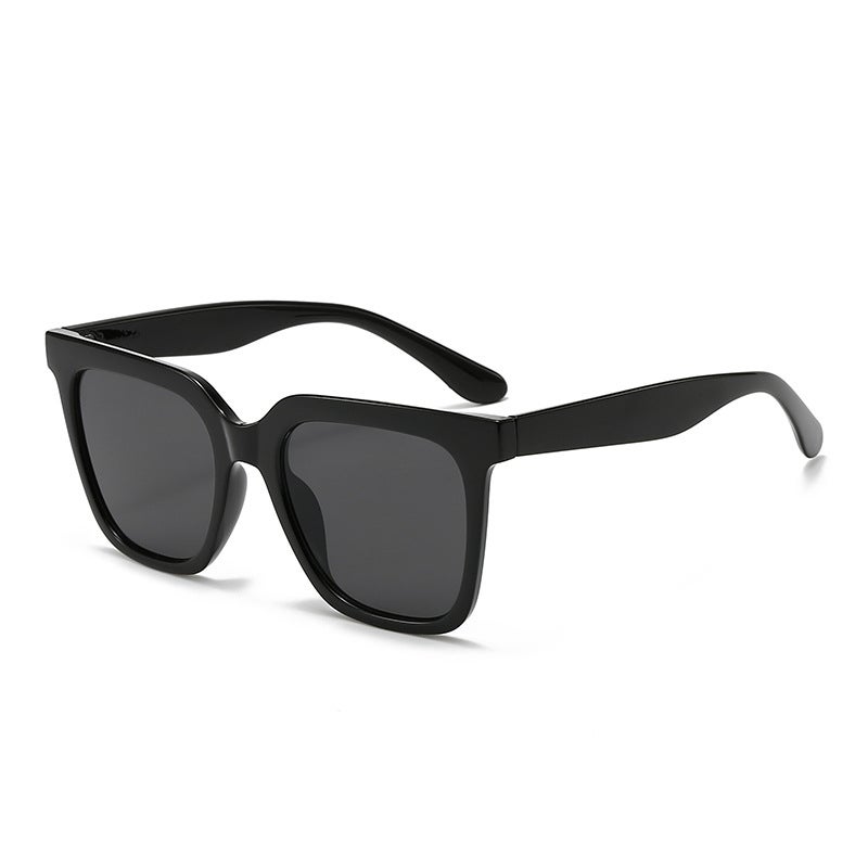 New Fashion Large Frame UV Protection Sunglasses Unisex 6232 bright black frame