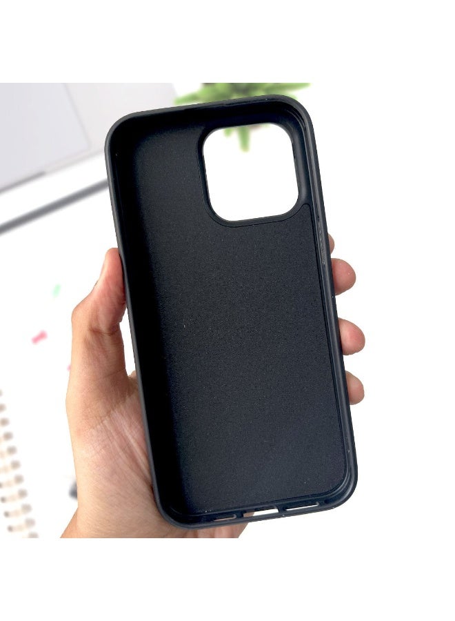 إل تي دي جراب فاخر من الجلد من LTD لحمل البطاقات لهاتف iPhone 14 Pro Max - تصميم محفظة نحيف، مقاوم للصدمات وغطاء أسود أنيق - Image 4