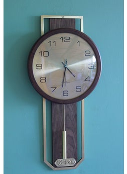 Gunes Outdoor Deer Wall Clock Pendulum ALK1579