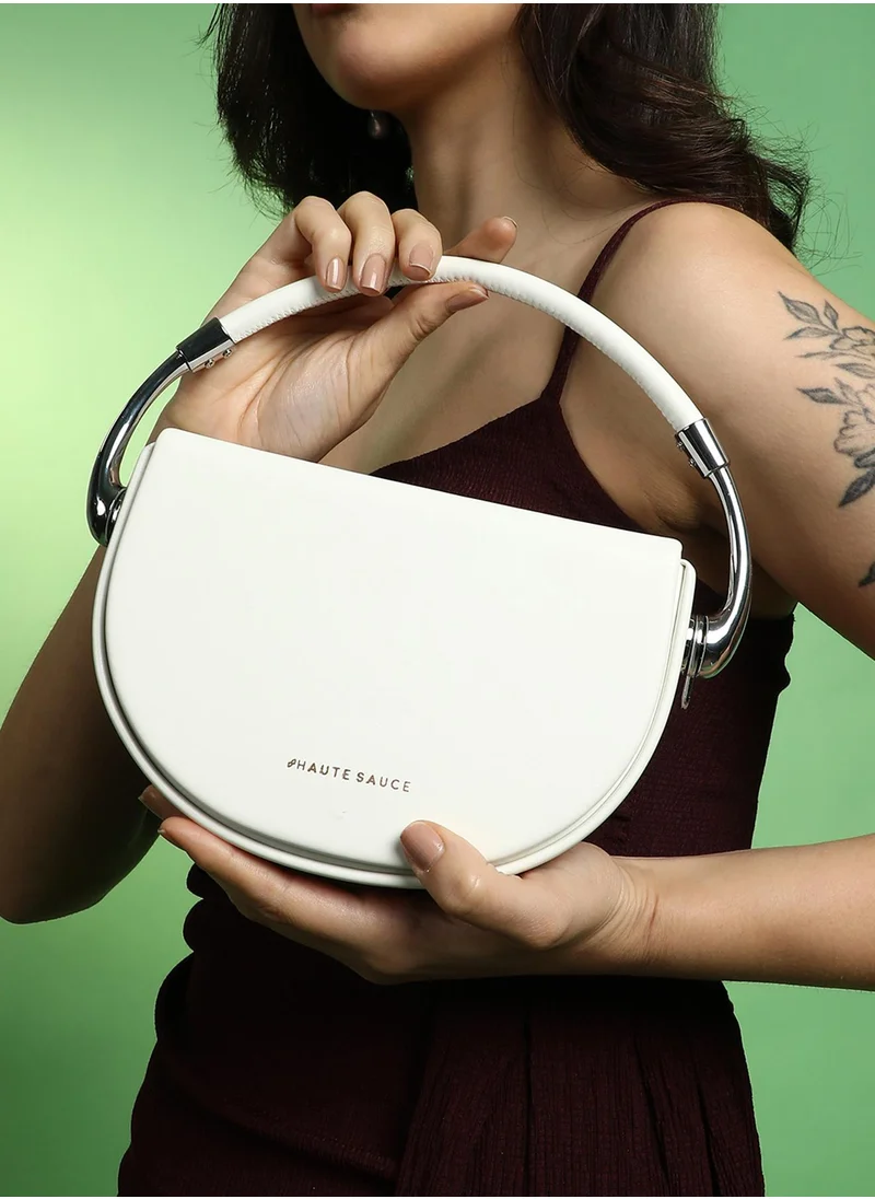 صوص هاوت The Semi Hand Bag - Chalk White