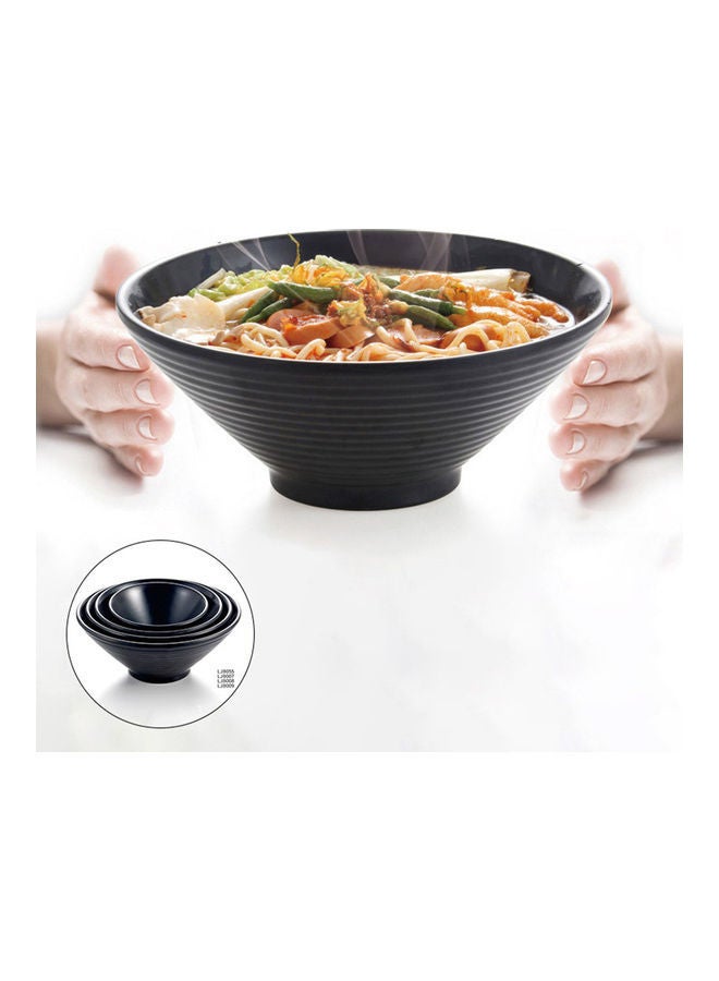 NIBEMINENT Ramen Noodles Soup Bowl Black - Image 2