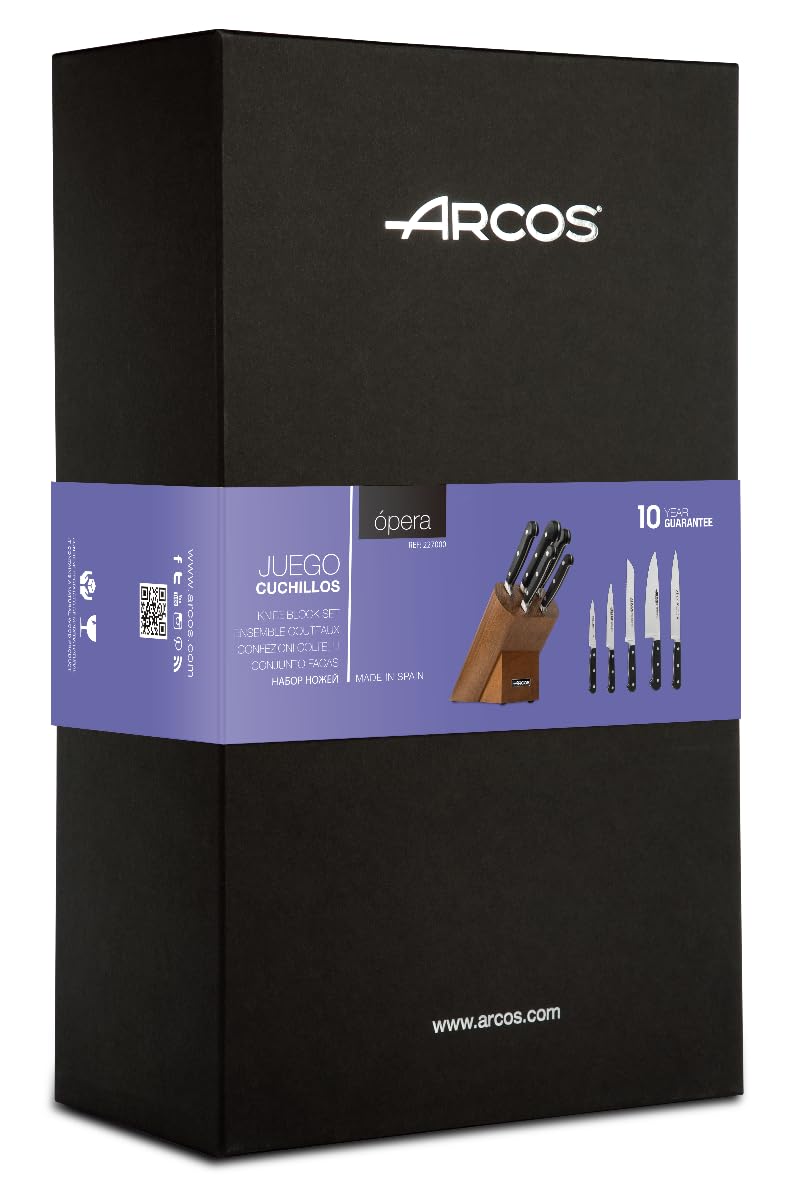 Arcos 5 PCS Opera Series Knives Set Block - Image 3