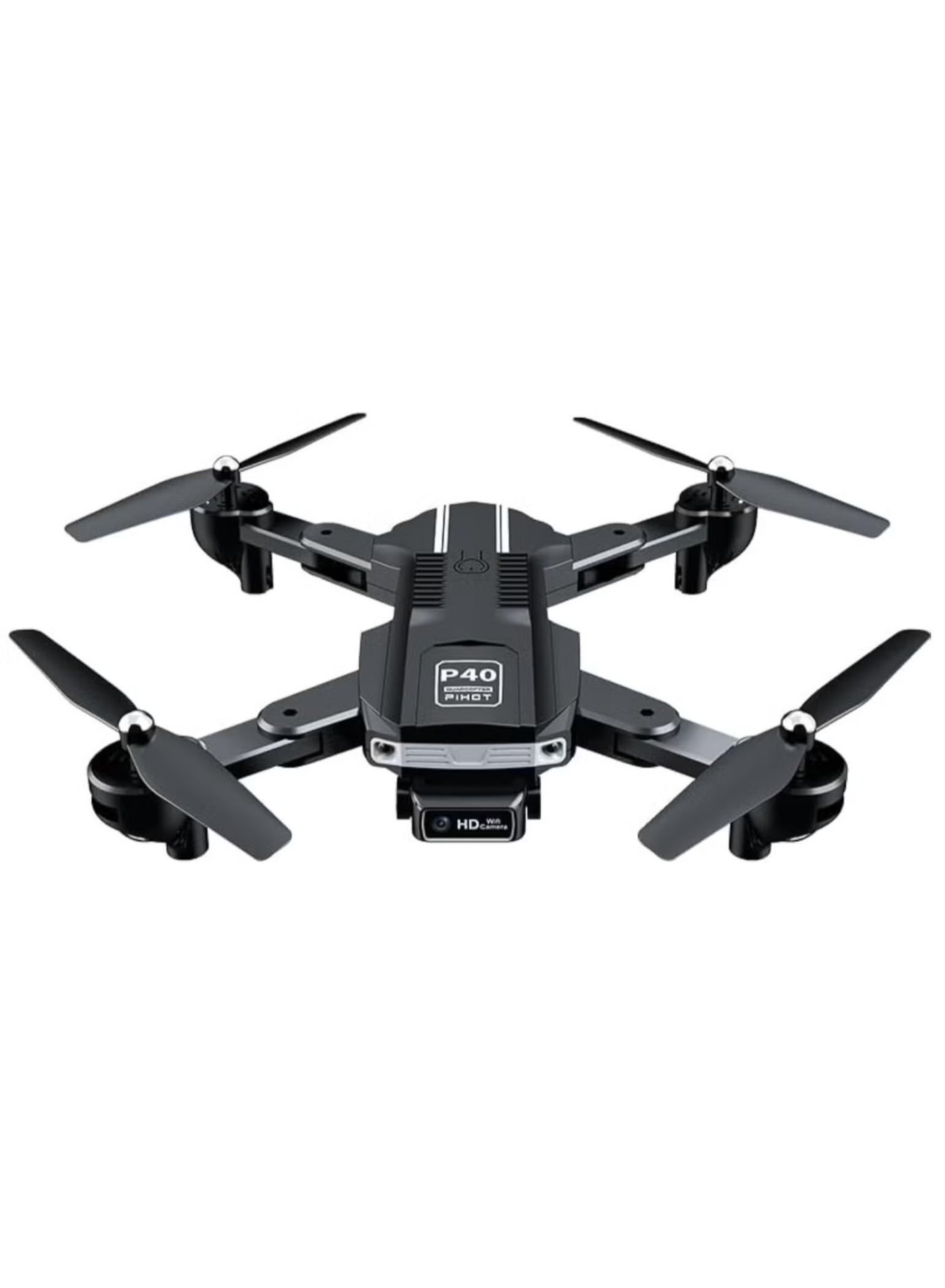 P40 Drone with Dual Camera – Remote Camera Mode Adjustment, Visual Positioning, Stable Flight, 4K HD Cameras, Foldable Design, Portable Suitcase for Easy Transport, Ideal for Photography, Vlogging, and Aerial Adventures