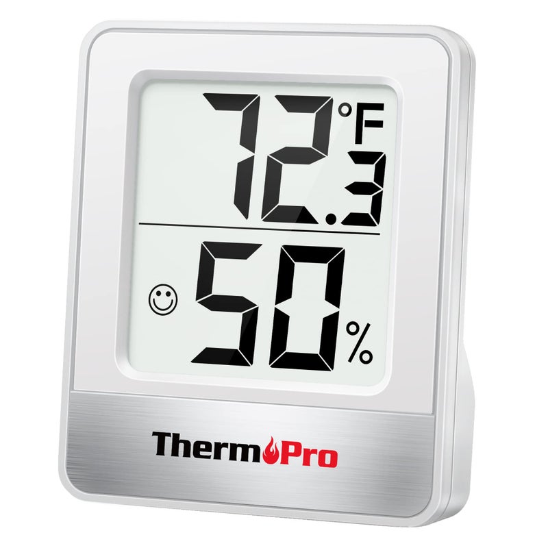 Thermopro Tp49 Digital Hygrometer Indoor Thermometer Humidity Meter Room Thermometer With Temperature And Humidity Monitor Mini Hygrometer Outdoor - Image 1