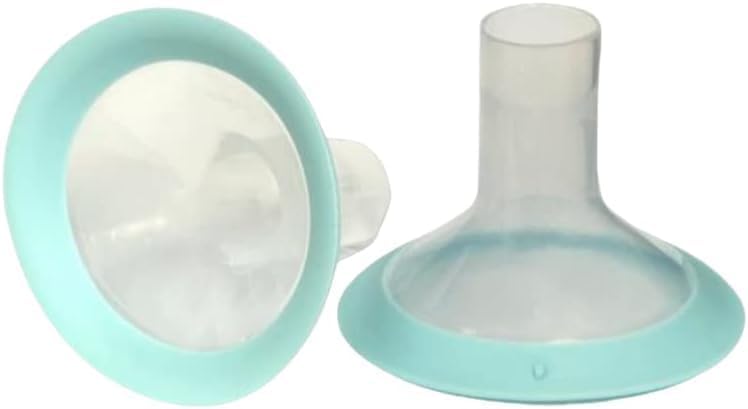 Zomee Flex Breast Nipple Shield Latch Assistance Inverted or Flat Comfortable Soft for Easy Pumping Use for Z1 Z2 Breast Pump Multiple 2 Pack Sizes 19mm