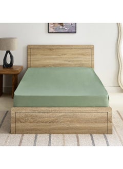 Home Box Derby Solid Microfiber Single Fitted Sheet 90 x 190 x 20 cm  - Image 2