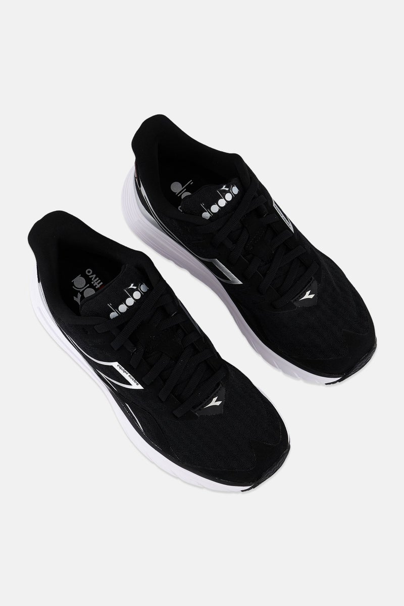 DIADORA حذاء نسائي خارجي مزود بأربطة من إكويب نيكليو، أسود - Image 4