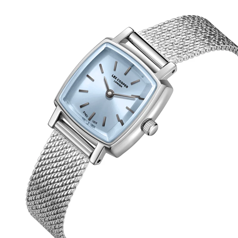 لي كوبر Women's Mesh Analog Watch LC08280.300 - 23x29,5 mm
