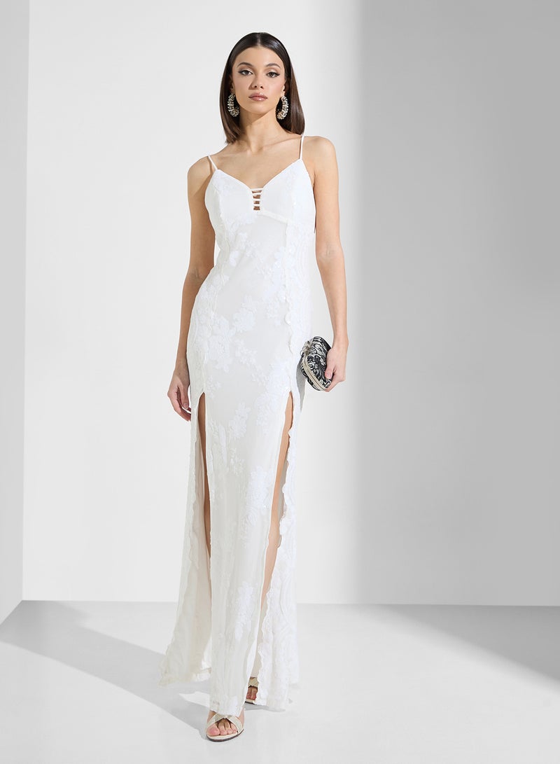 Ella Limited Edition Lace Overlay Maxi Dress - Image 4