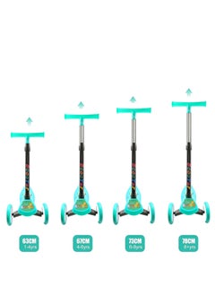 LB 3-Wheel Foldable Kids Scooter with Adjustable Height and Foot Brake  - Image 5