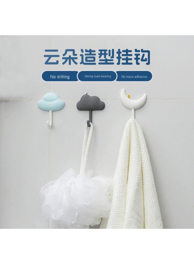 NeeMee Minimalist Strong Adhesive Hooks Set - No-Drill Wall Mounting Solution - Image 3