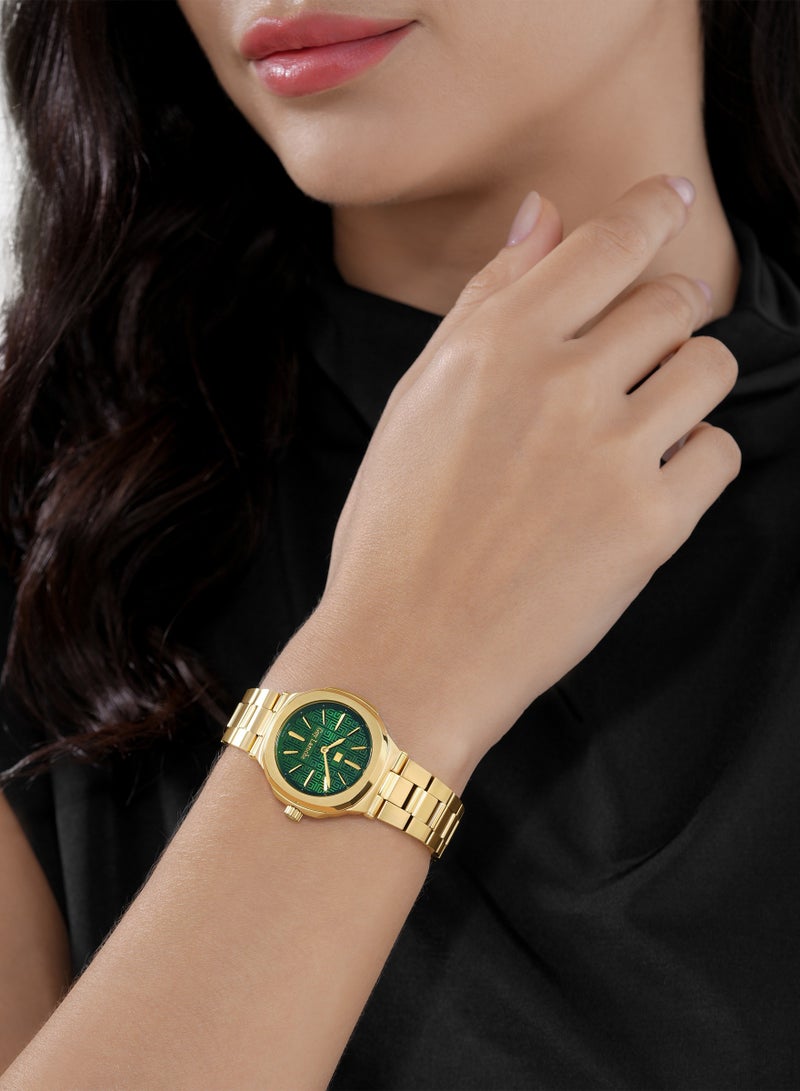 Guy Laroche Charlie Watch for Women with Gold Stainless Steel Bracelet 33 mm 5 Atm  - Image 5