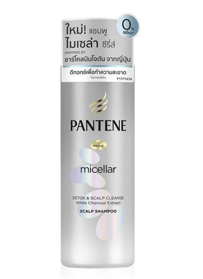 Pantene - Pantene Micellar Detox and Scalp Cleanse White Charcoal Shampoo 530ml. - Image 1