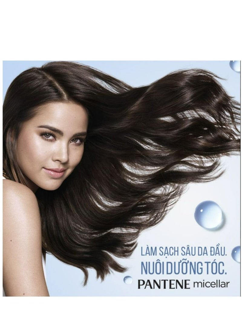 Pantene - Pantene Micellar Detox and Scalp Cleanse White Charcoal Shampoo 530ml. - Image 1