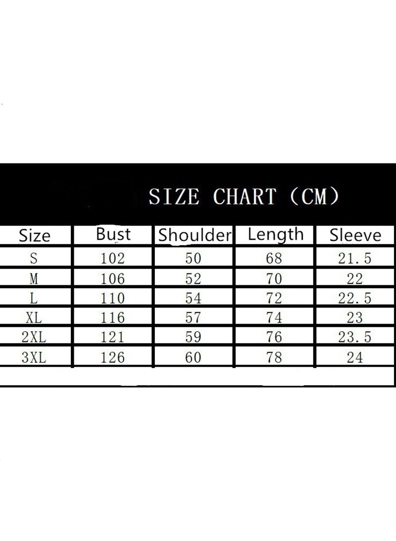 Men's new washed old dark anime print street retro t-shirt street trendy round neck short-sleeved t-shirt - Image 2