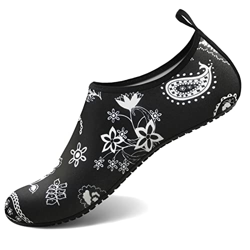 ATHMILE Water Shoes for Women Men QuickDry Aqua Socks Swim Beach Barefoot Yoga Exercise Wear Sport Accessories Pool Camping Must Haves Adult Youth Size 78Women67Men - Image 1