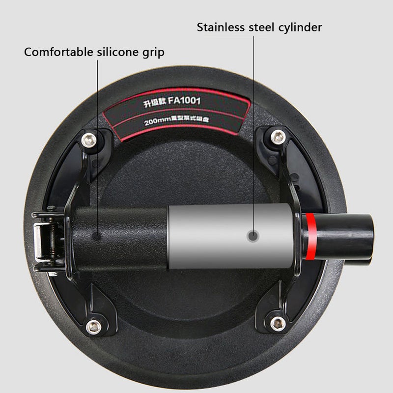 8inch Vacuum Suction Cup 200kg Bearing Capacity Heavy Duty Vacuum Lifter for Granite Glass Lifting - Image 3