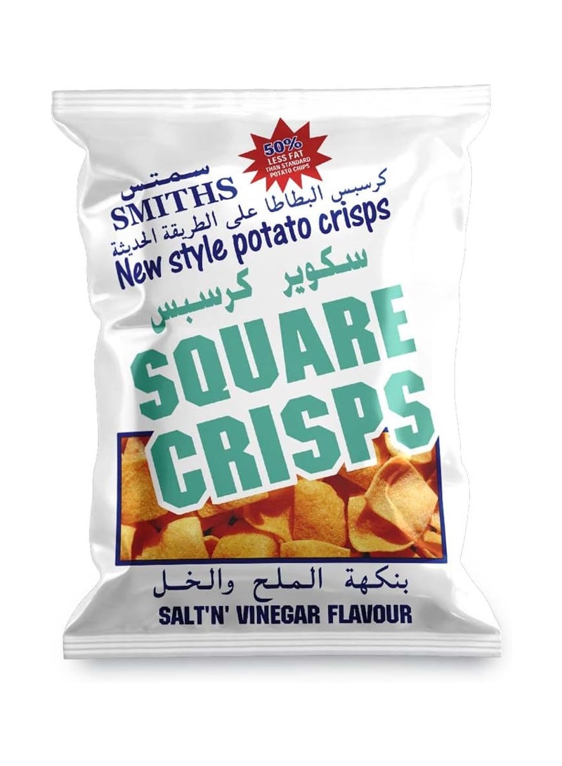 Salt & Vinegar Square Crisps 100g