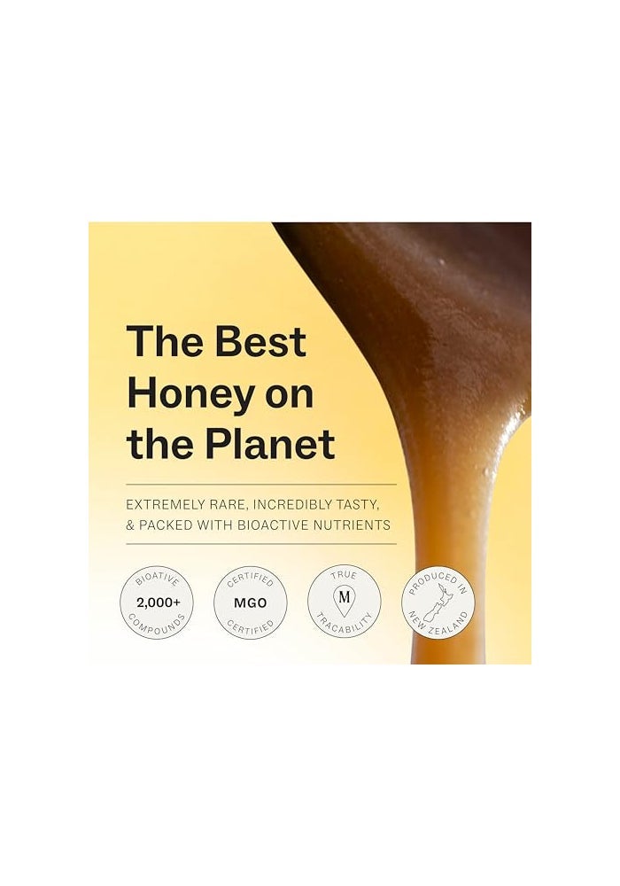 Manukora Raw Manuka Honey MGO 850 New Zealand Honey Superfood 2000 Natural Compounds NonGMO Monofloral 3rdParty Tested Glyphosate Residue Free Traceable HivetoHand Immune and Digestive Support 500g - Image 5