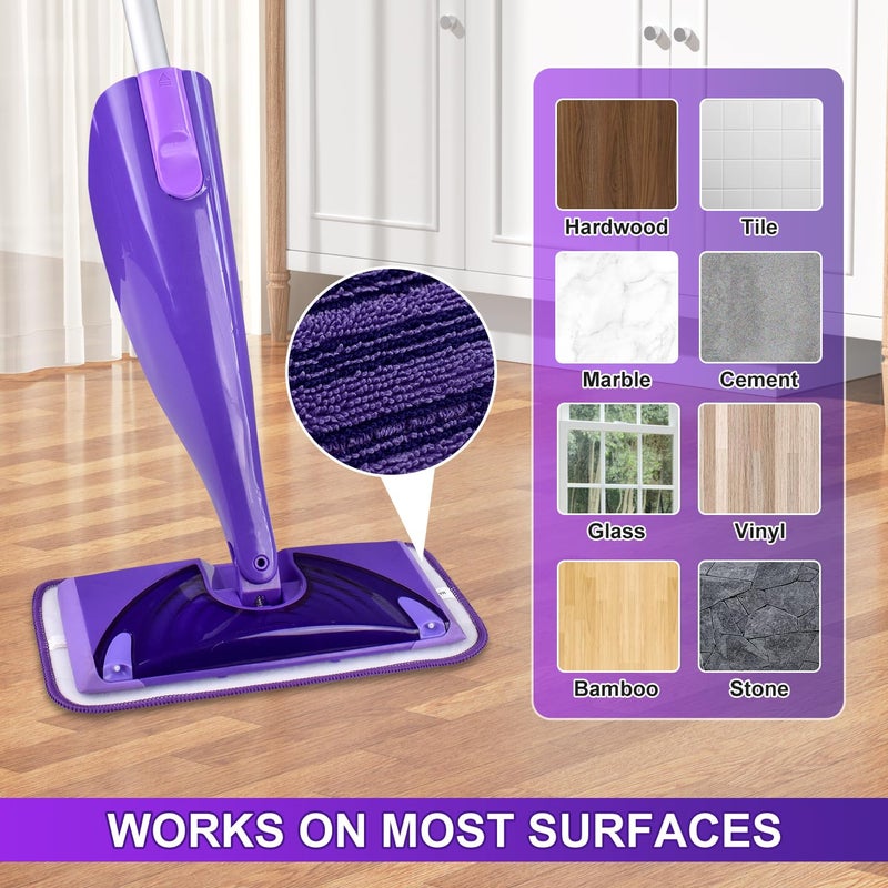GFRED Updated & Innovative Cationic Mop Pads for Swiffer Wet Jet and Most Velcro 10" 11" 12" Spray Mops, Reusable Swiffer Wet Jet Mop Pads Replacement - Image 5