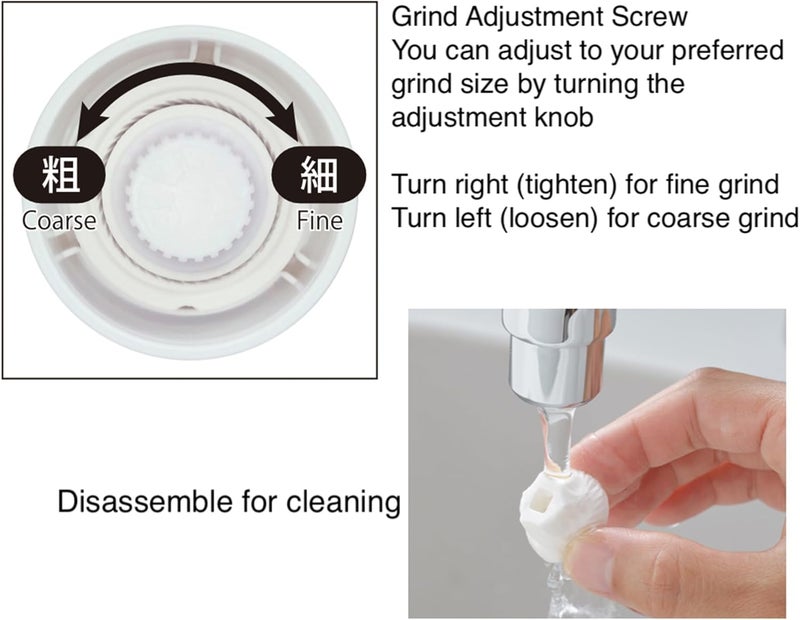 IPPINKA Adjustable Grind Sesame Mill with Ceramic Blades - Set of 2 - Made in Tsubame Sanjo in Japan - Image 3