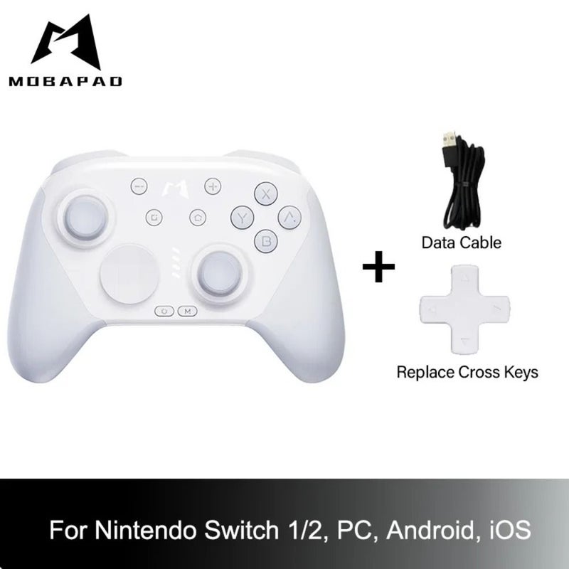 Mobapad Chitu Pro2 Bluetooth Controller Gamepad for Nintendo Switch 1/2 PC Android iOS Gaming Accessories, White - Image 1