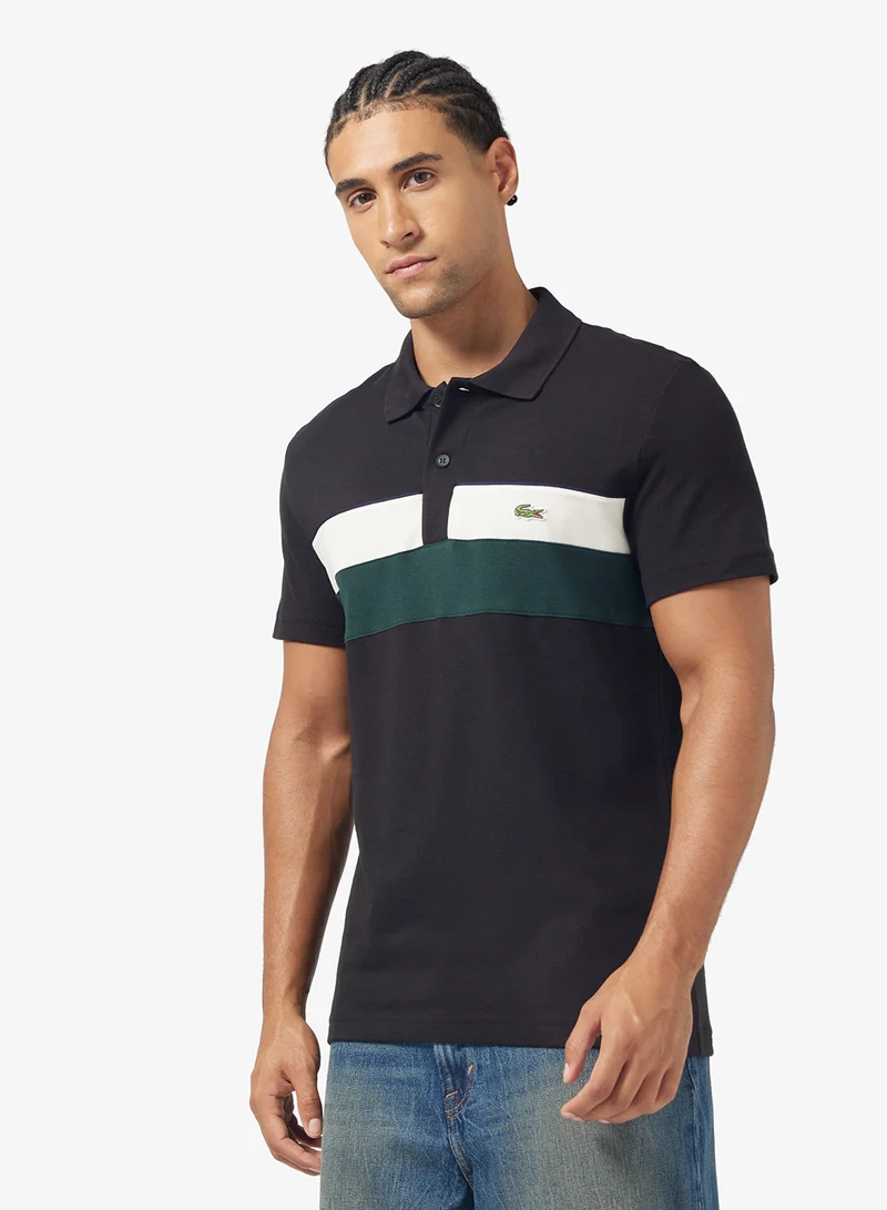 LACOSTE Colorblock Polo