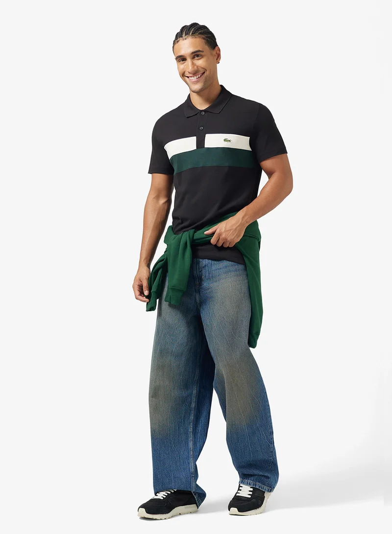 LACOSTE Colorblock Polo